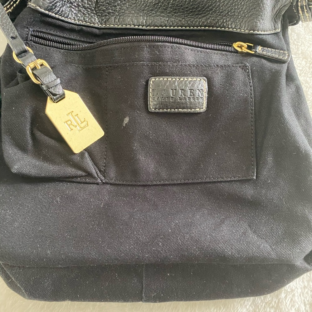 Lauren Ralph Lauren  Leather Black Purse - Picture 5 of 8